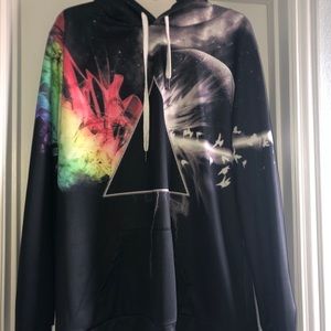 Rainbow glass prism sweatshirt